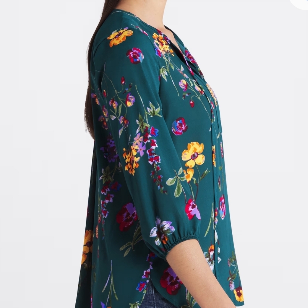 West Kei Multicolor Floral Blouse - Picture 3 of 9